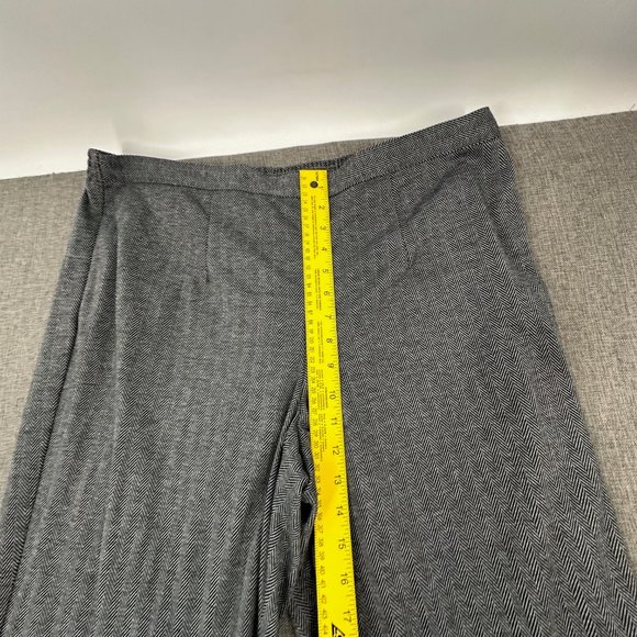 New! Womens Alfred Dunner Empire State Pants Herringbone Pull-On Straight Leg 1X - Picture 8 of 13
